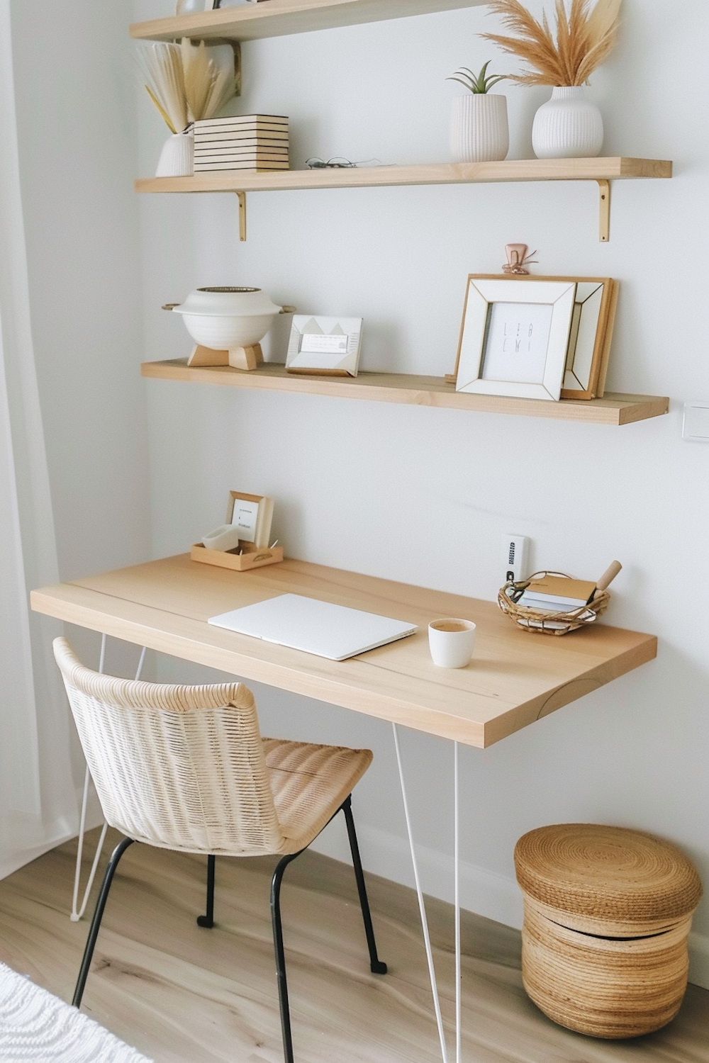 The desk where these essays are written